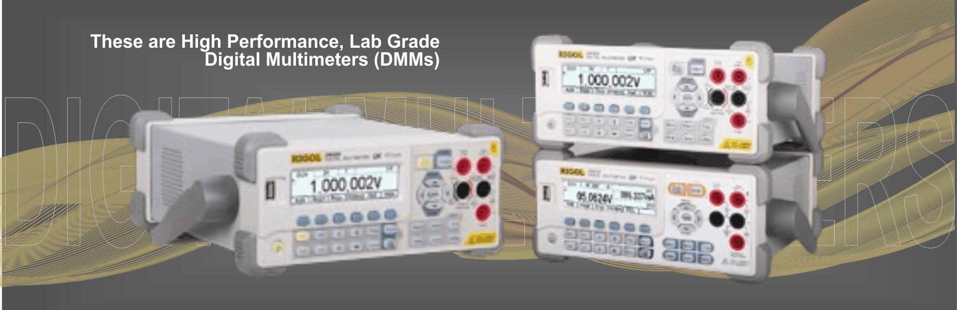 RIGOL Digital Multimeters Banner