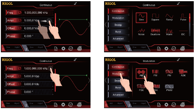 4.3 Inch Touch Screen – DG2000 Series