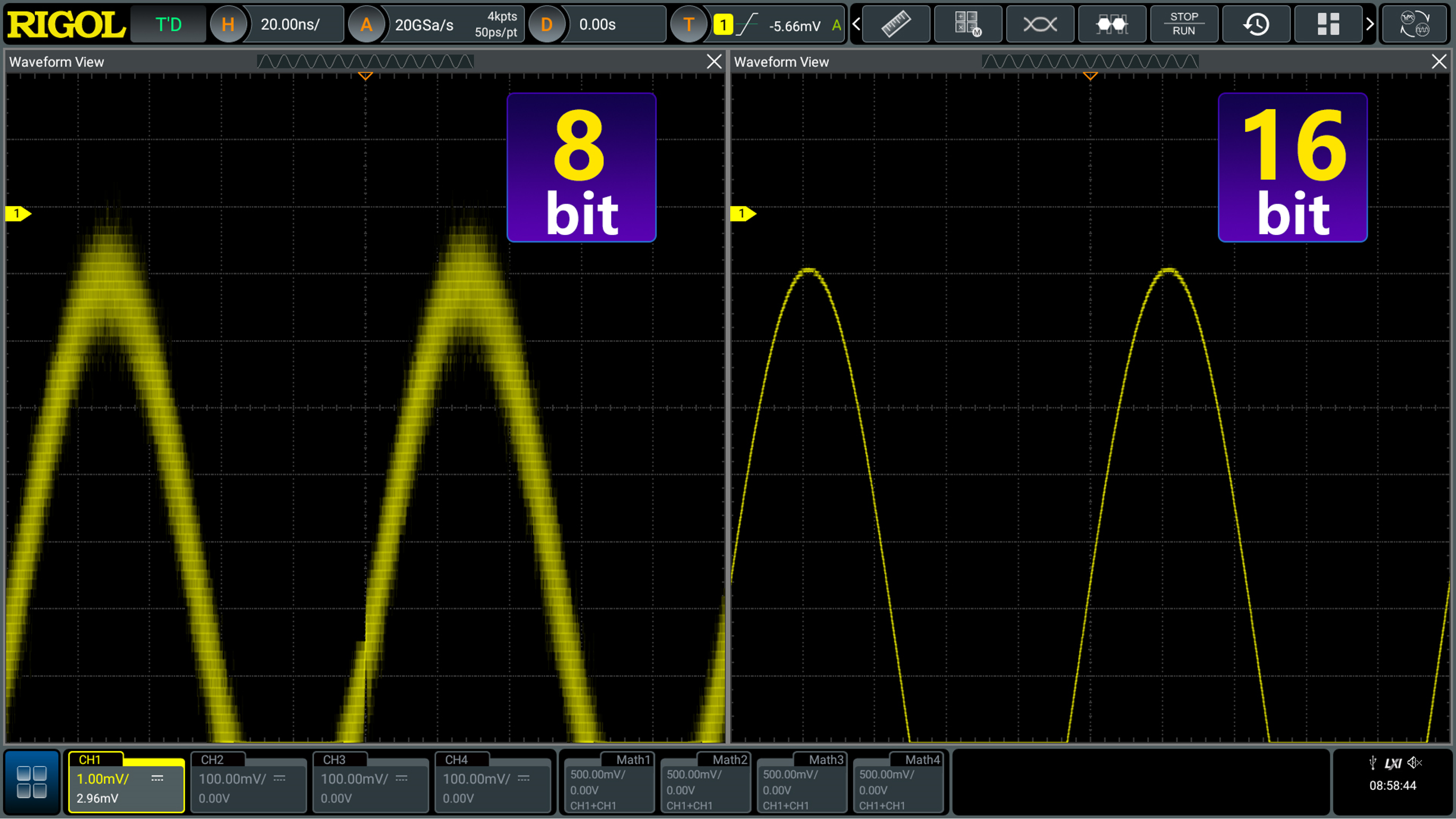16 bits Vertical Resolution – DS70000 Series