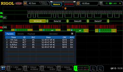 Protocol Analysis for todayâ€™s common serial communication buses – MSO/DS7000 Series